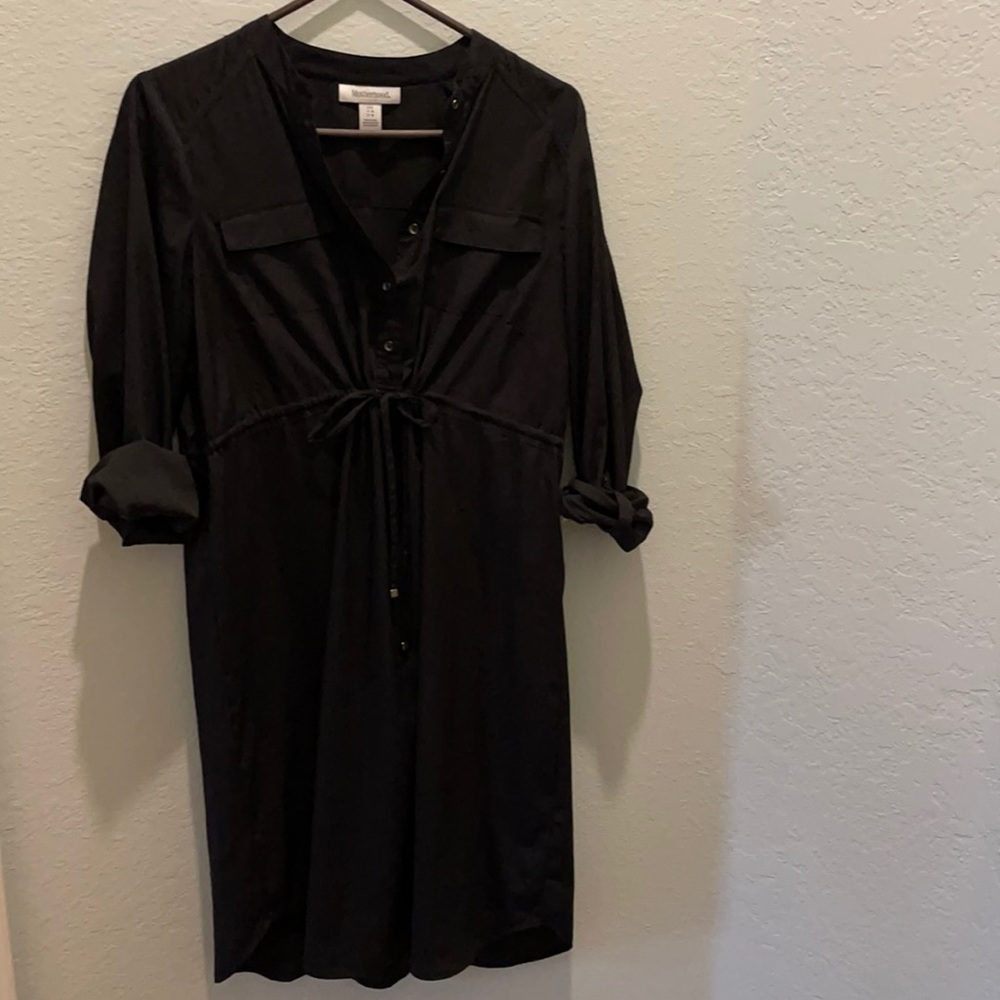 Maternity black dress